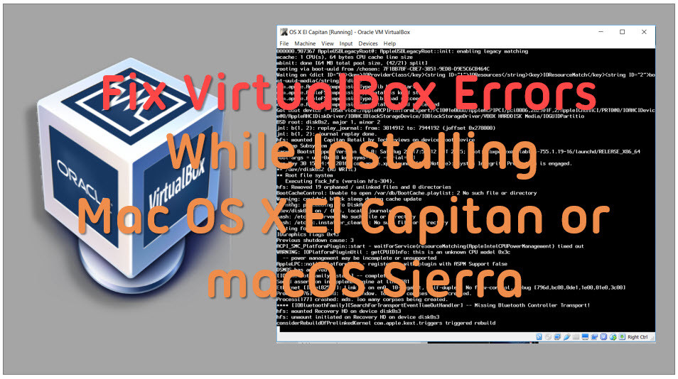 how long will it take to run mac os for the first time in virtualbox